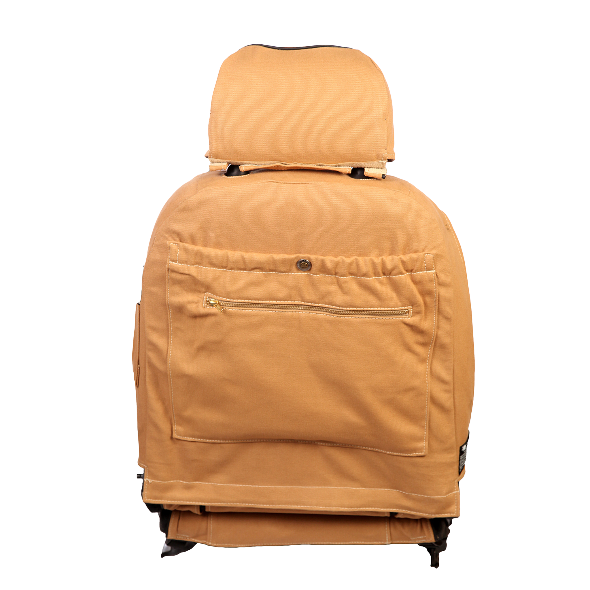Ineos Grenadier Luxury Seat Covers from Melvill & Moon Sand Canvas Overland Kitted