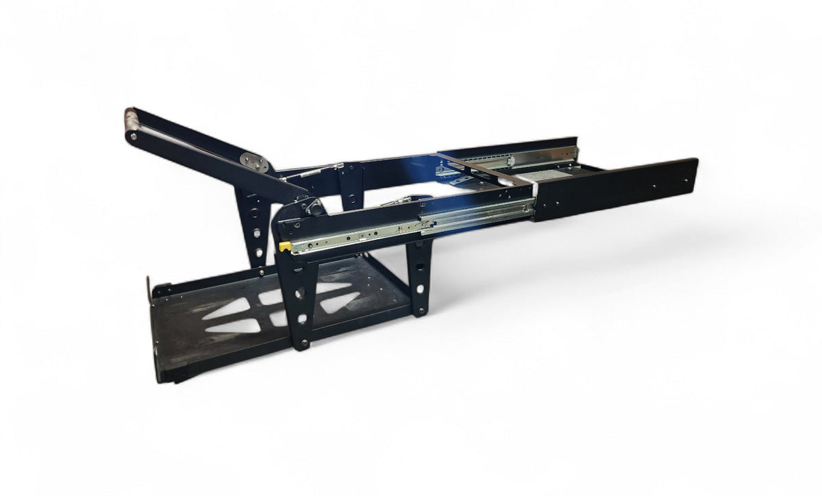 TemboTusk DropDown Slide fully lowered, empty pan