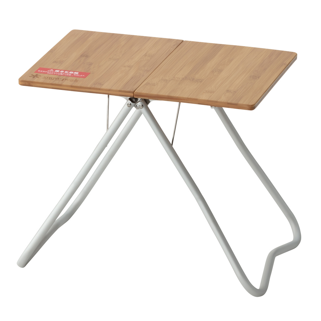 Snow Peak Renewed Bamboo Folding My Table – Perfect for Overlanders