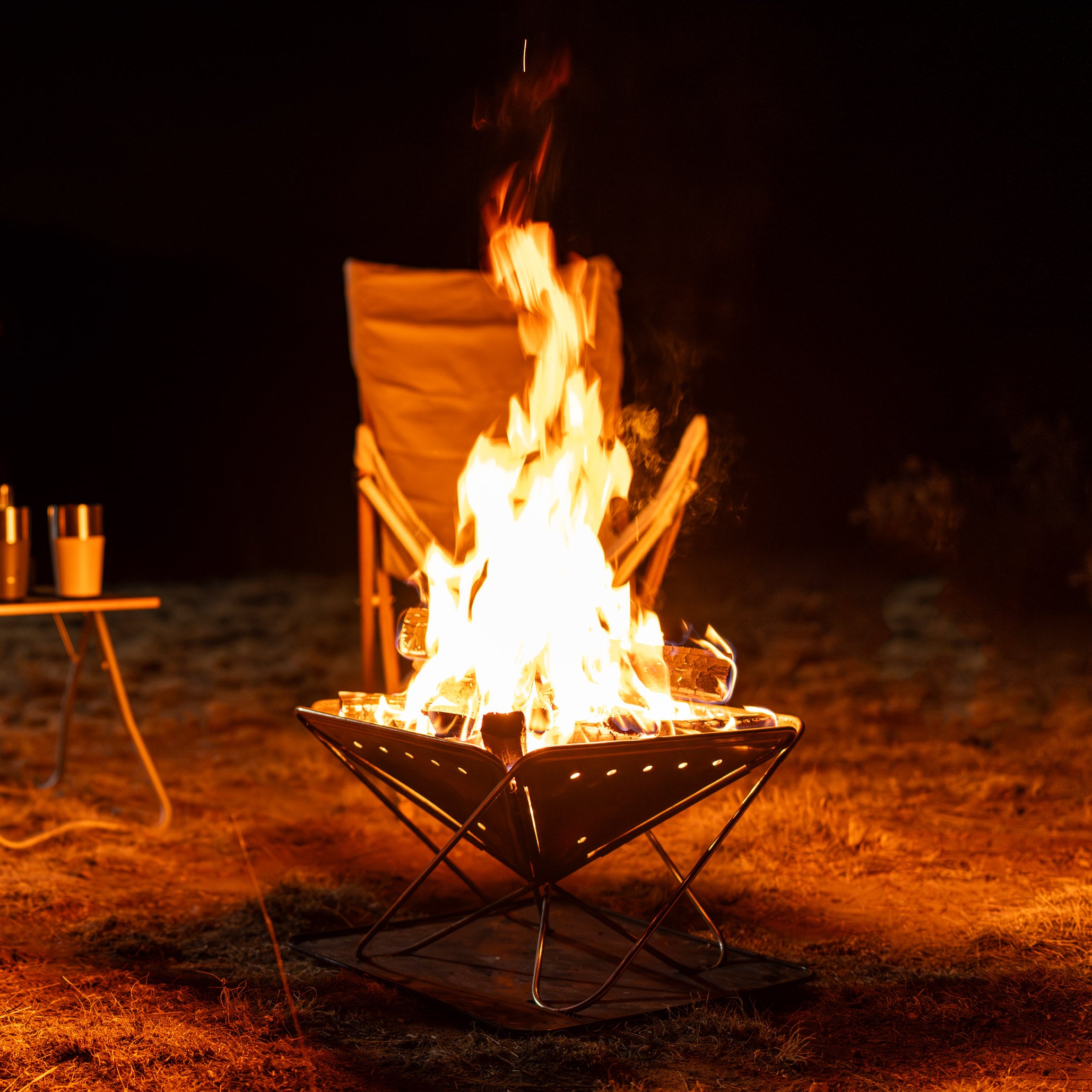 Takibi Fire & Grill fire pit Snow Peak- Overland Kitted