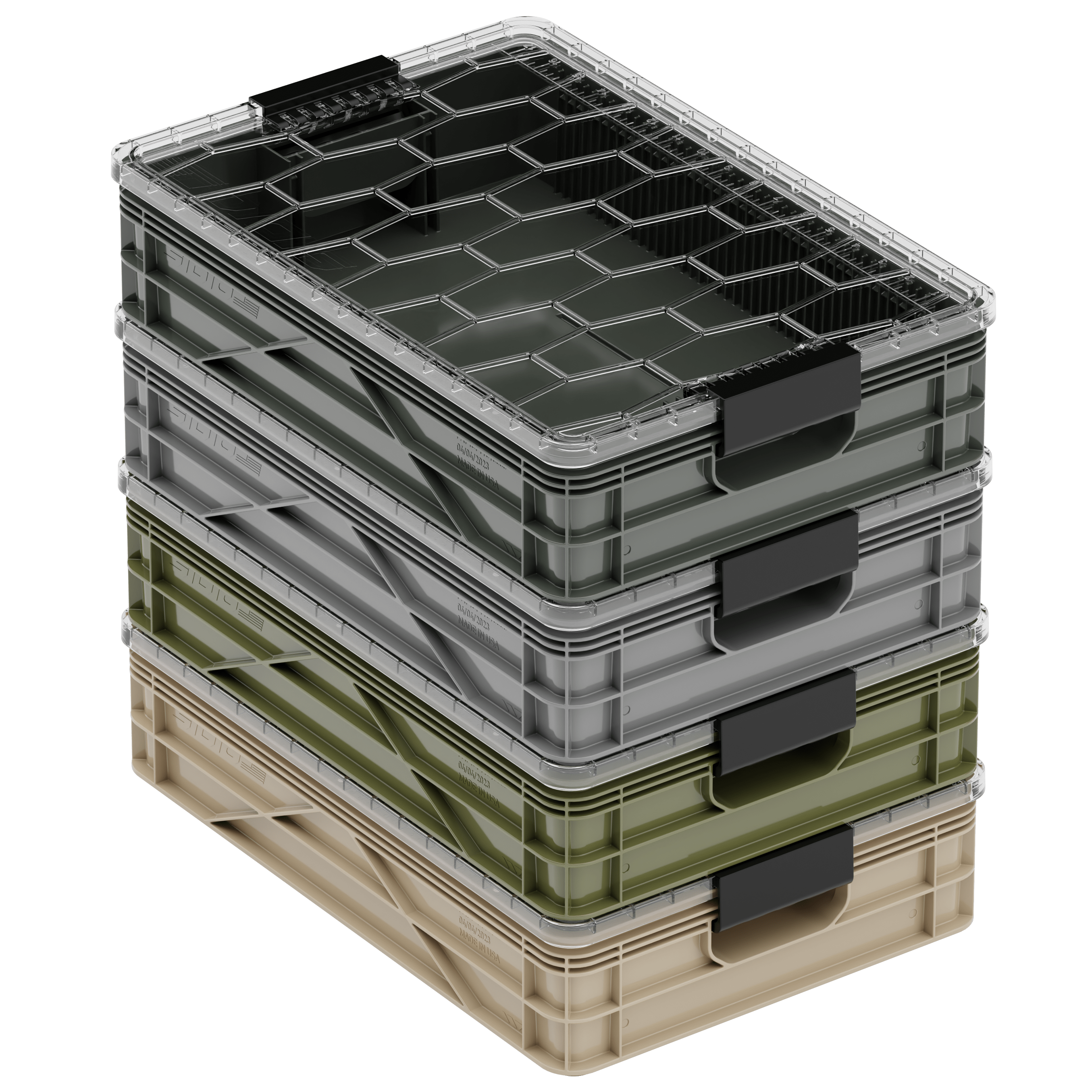 SidioCrate Quarter Crate 4 Pack