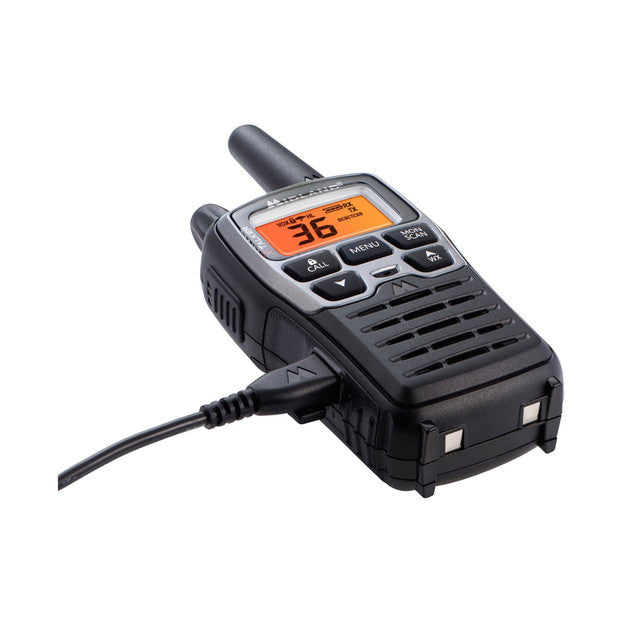 Midland X-Talker T77VP5 FRS two-way radio kit, included accessories and case
