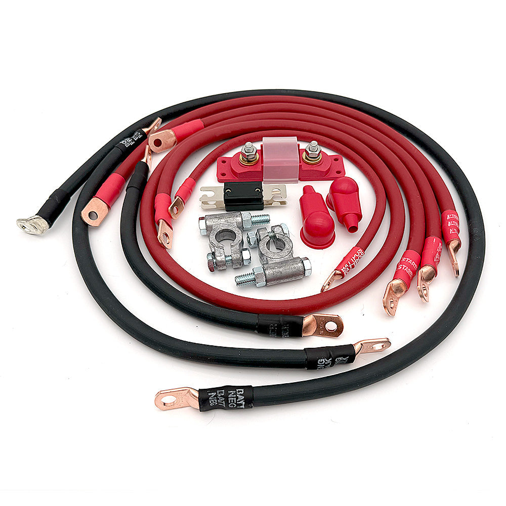 Toyota Land Cruiser Big 7 Battery Cable Kit (FZJ80 - 1993-1997)