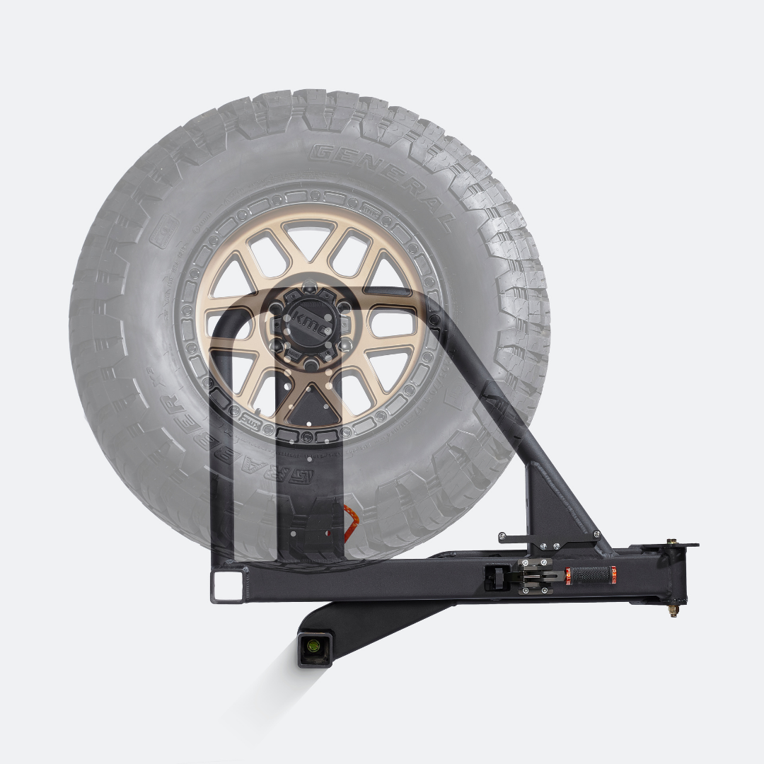 UltraSwing™ Multi-Fit Spare Tire Hitch Mount | RiGd Supply Multi-Fit 5x4.5, 5×5, 5×5.5, 6x4.5, 6×5.5, 5x100, 5x110, 5x120, 5x130, 5x150, 6x120, 6x135 Vehicle RIGd Supply- Overland Kitted