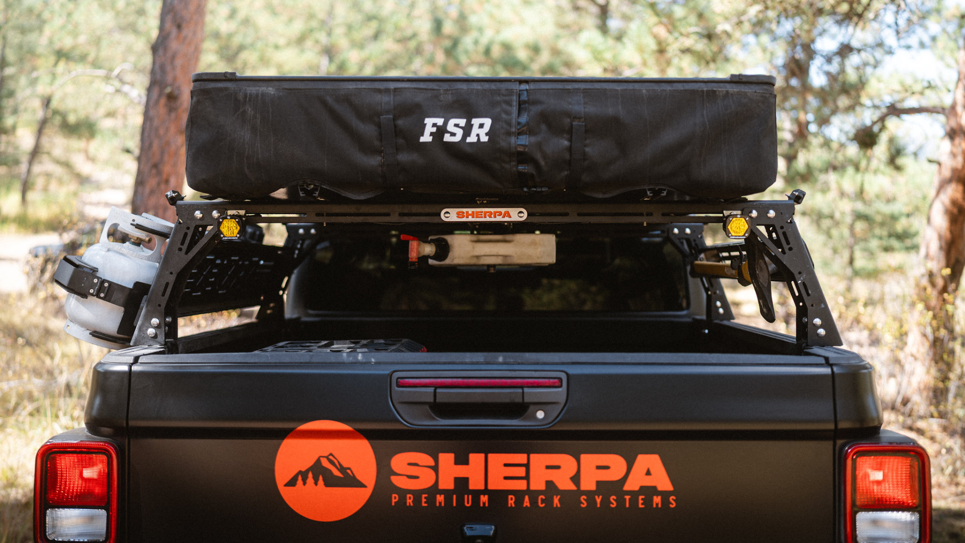 Jeep Gladiator Mid Height PAK System Bed Rack | Sherpa