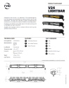 V24 Black 8600 eLumen 24" Hyperion Series Light Bar