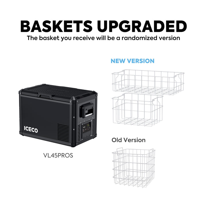 VL45ProS Single Zone Portable Fridge Freezer | ICECO | 45 LT VL Pro Series ICECO- Overland Kitted