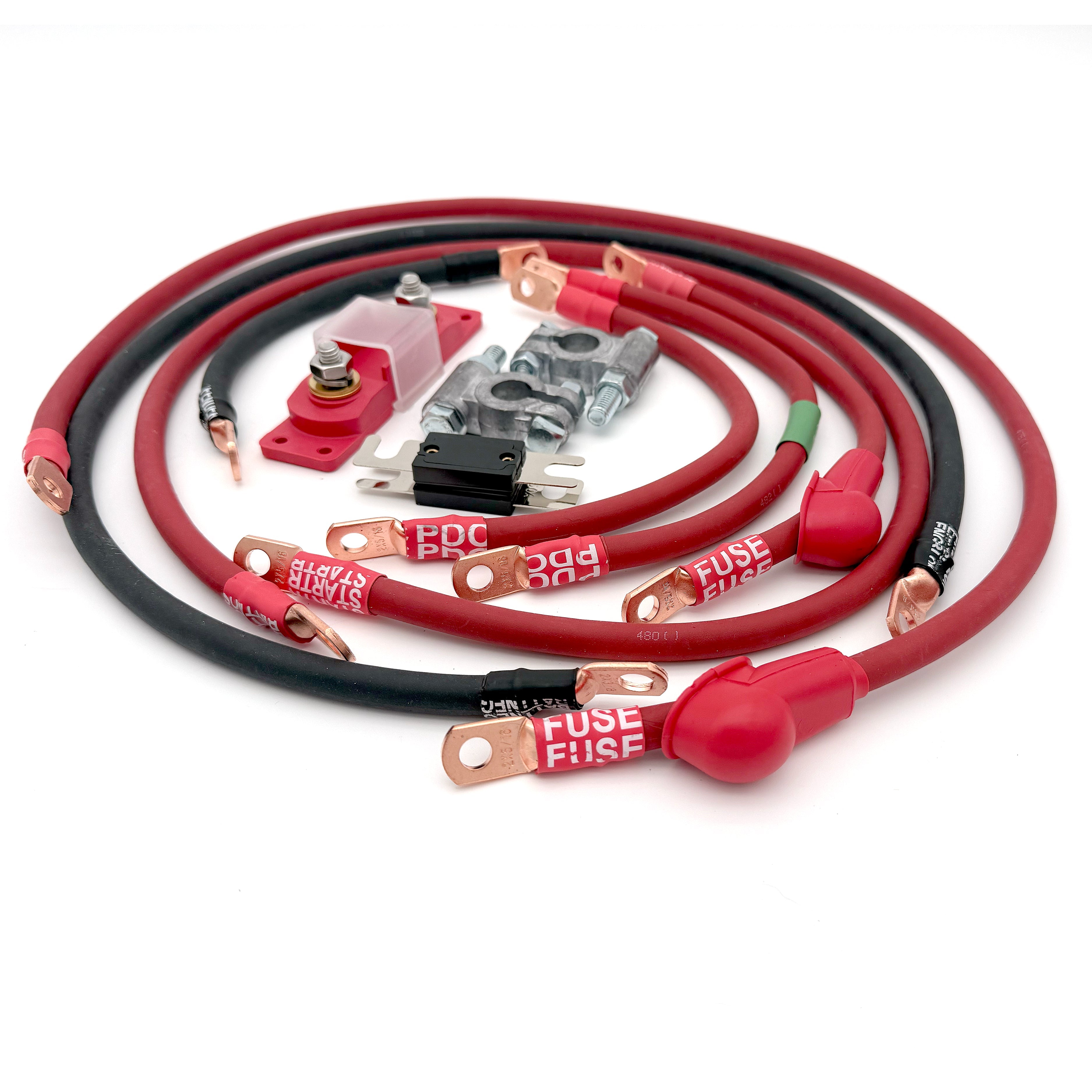 Jeep Grand Cherokee WK Big 7 Battery Cable Kit (2005-2010)
