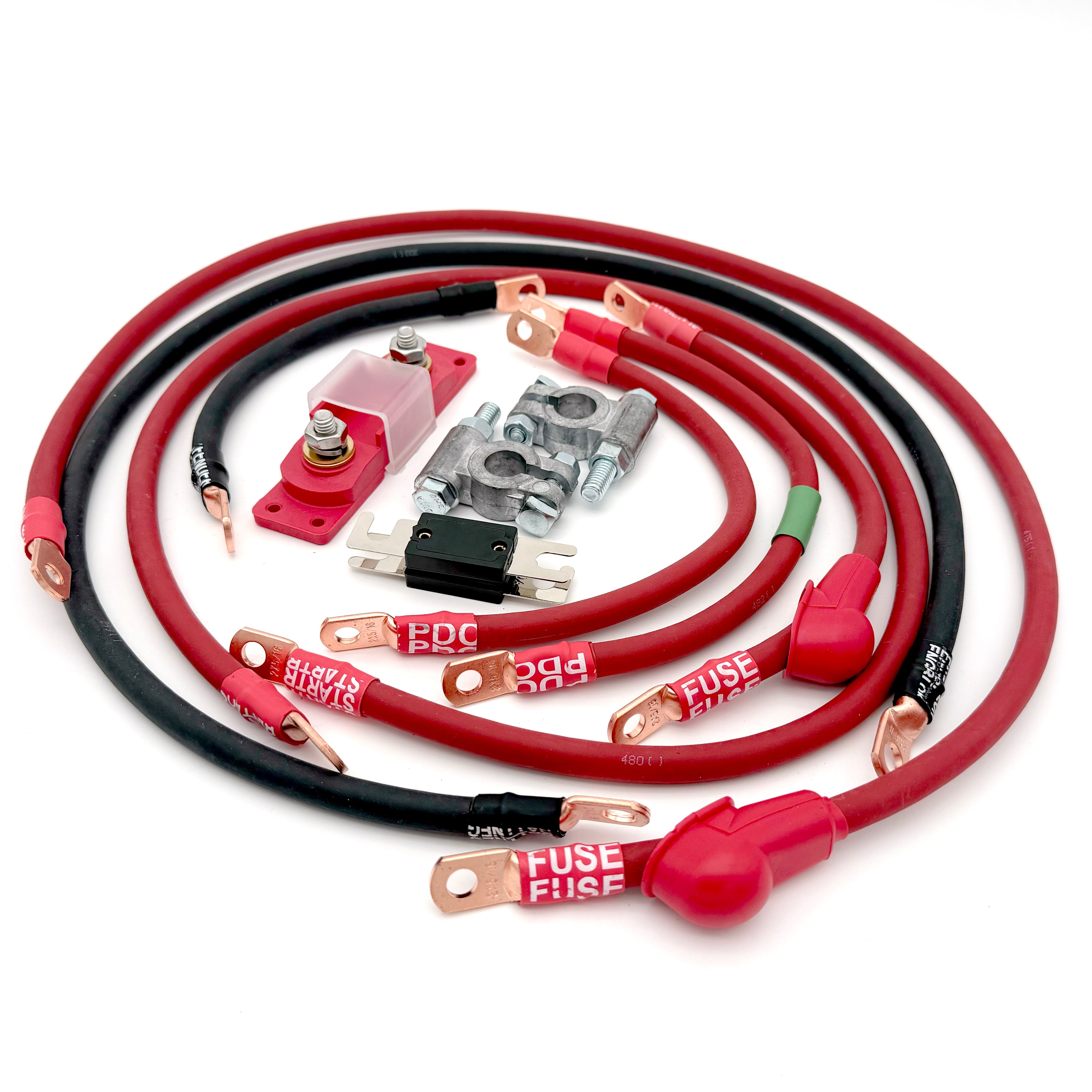 Jeep Grand Cherokee WK Big 7 Battery Cable Kit (2005-2010)
