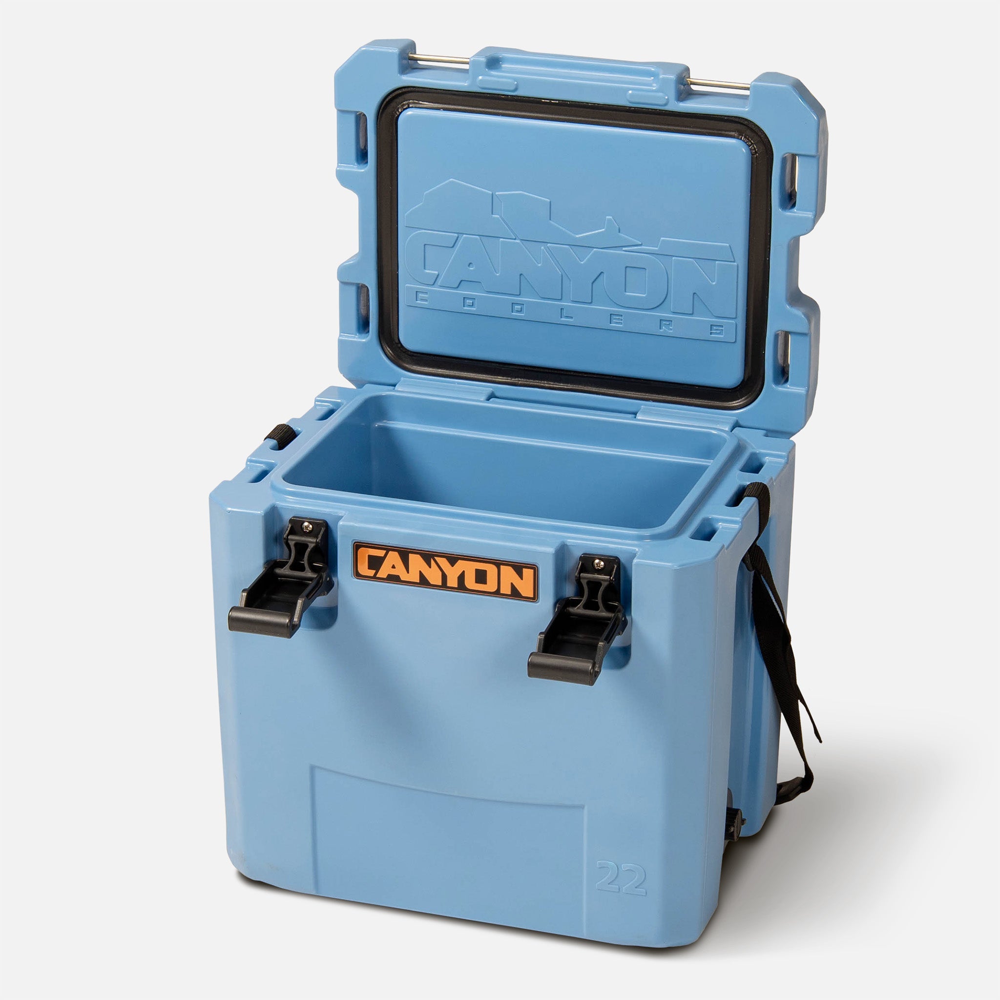 Canyon Coolers Outfitter 22 V2 – 22 qt Rotomolded Hard Cooler