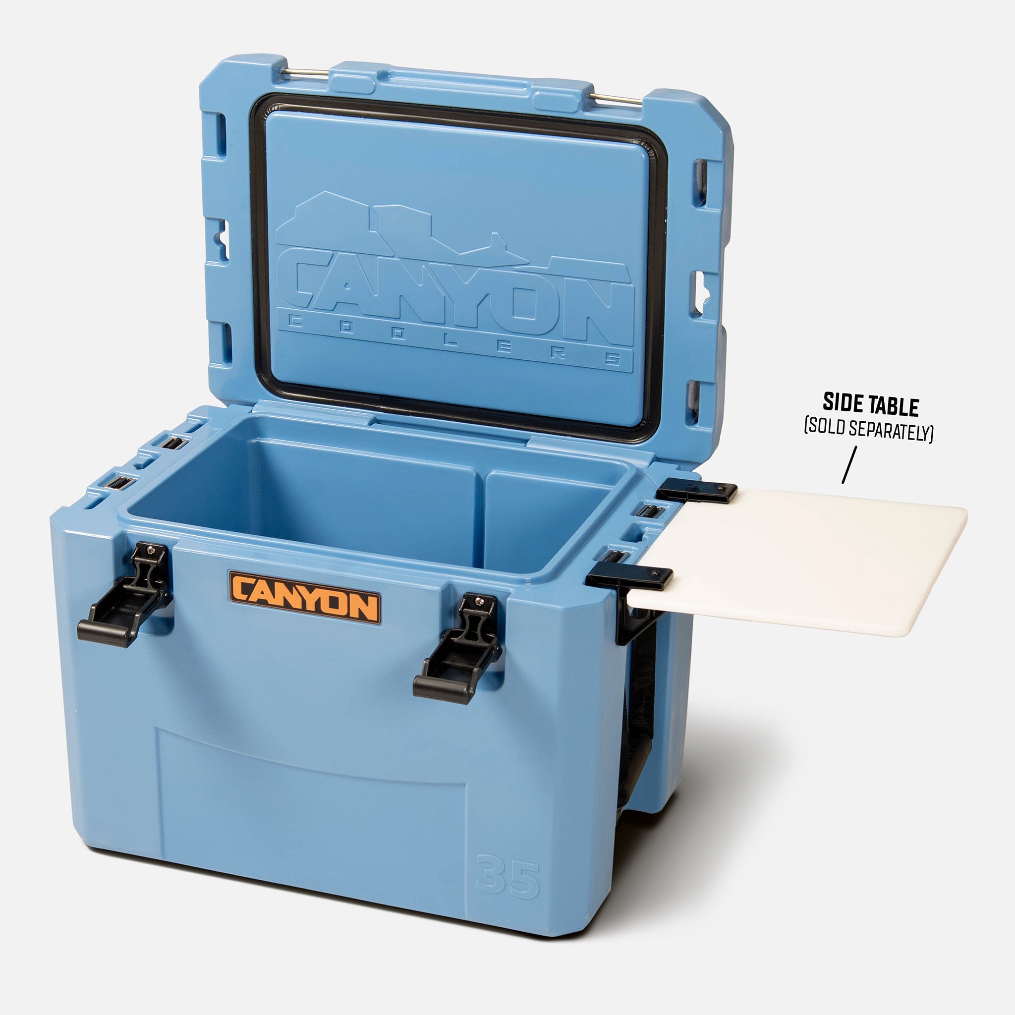 Canyon Coolers Outfitter 35 V2 – 35 qt Rotomolded Hard Cooler