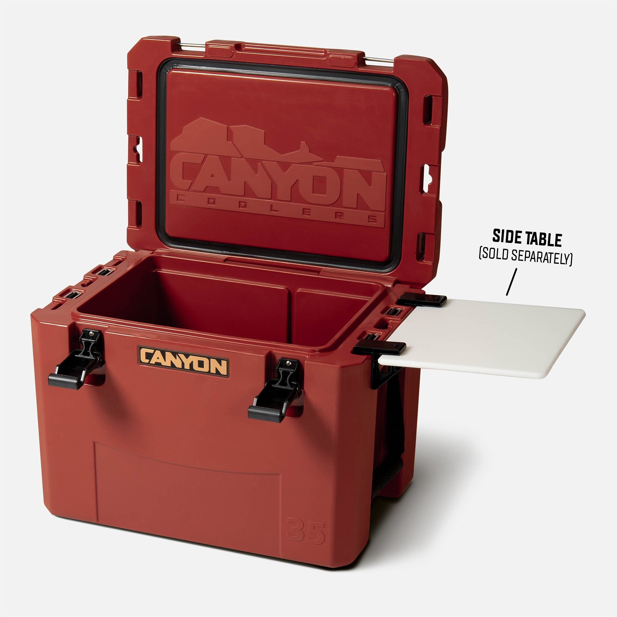 Canyon Coolers Outfitter 35 V2 – 35 qt Rotomolded Hard Cooler