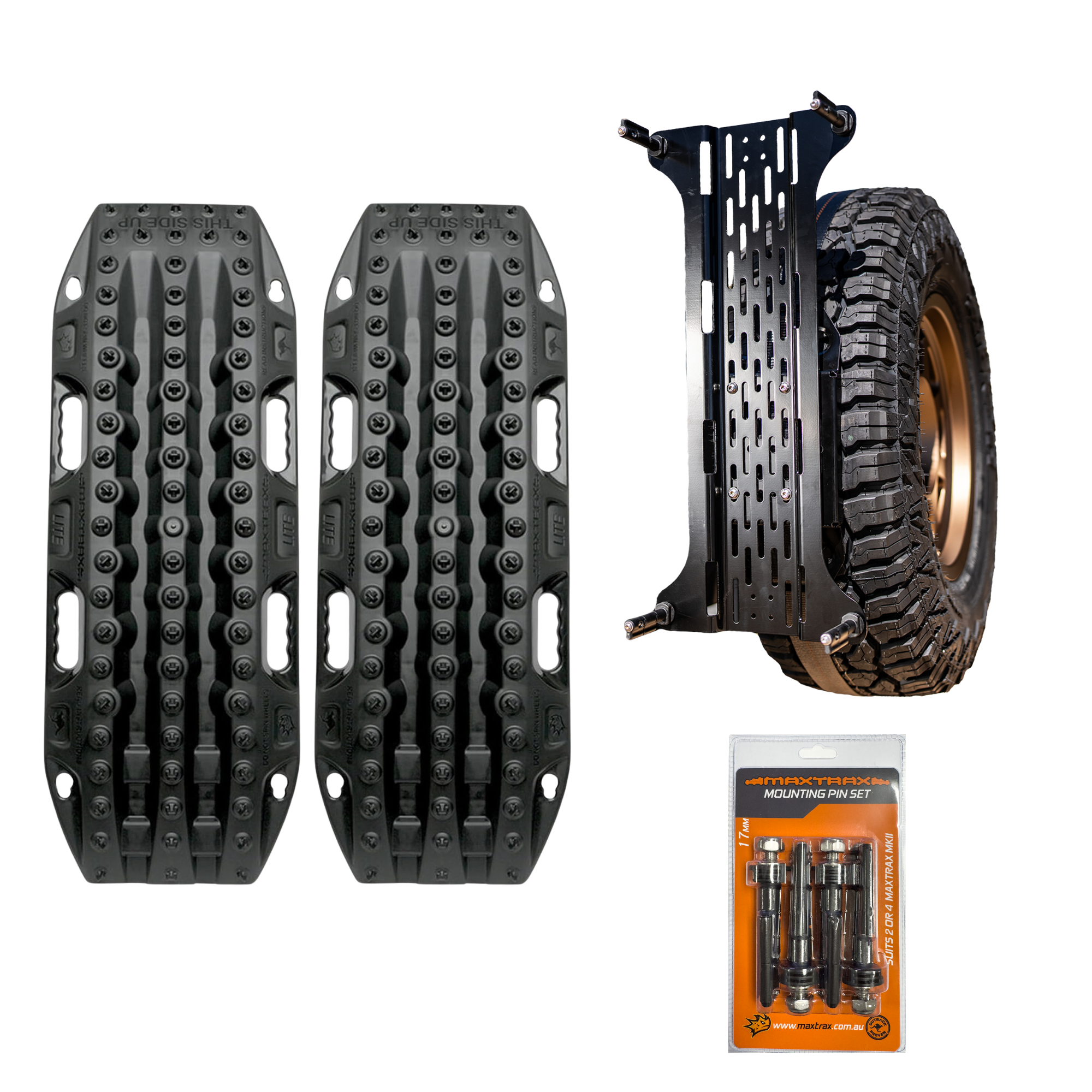Lite Mounting Bundle Maxtrax Spare Tire Mount