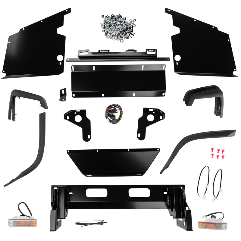 ARB Deluxe combination bumper for Toyota Hilux — straight-on front view