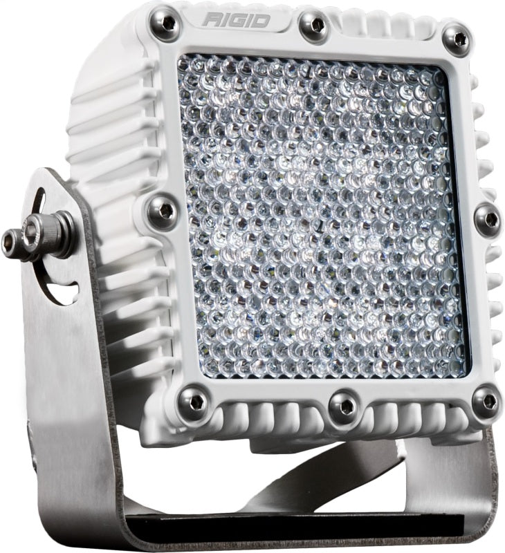 Rigid Industries Q-Series PRO Flood Diffused white LED light with 304 stainless bracket