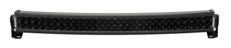 Rigid Industries RDS-Series 30in Midnight Edition curved LED spot light bar with blacked-out optics
