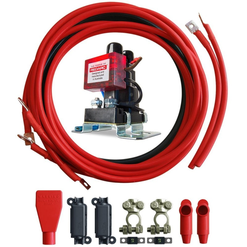 REDARC Smart Start SBI12 Battery Isolator & Wiring Kit - 12V 100A, view 1