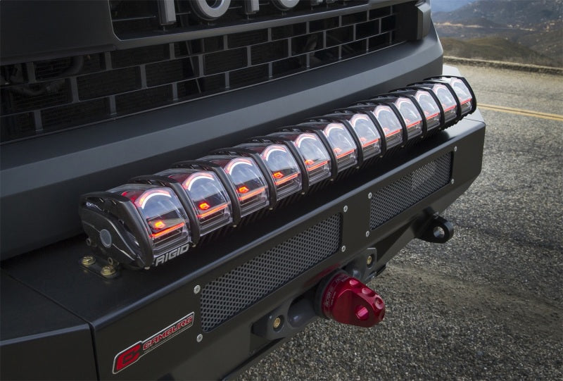 Rigid Industries 30in Adapt LED light bar with dash controller and RGB-W accent lighting