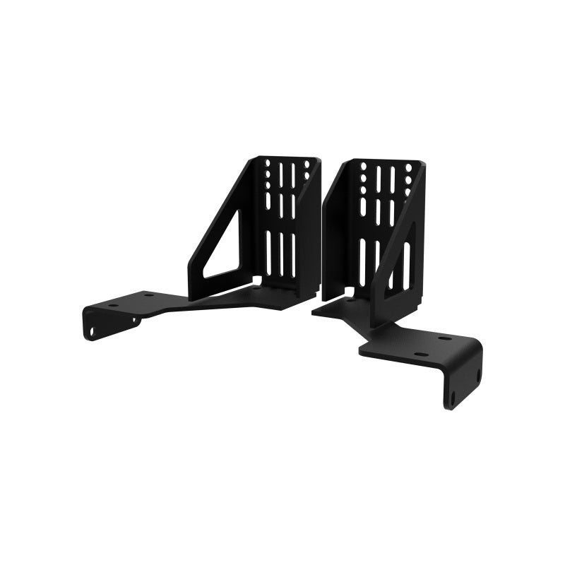 KC HiLiTES Platform One Roof Rack Awning Mounts (Rack Not Included), side view