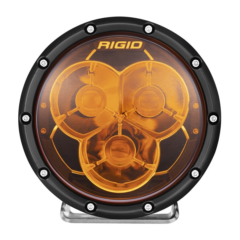 Rigid 360-Series Laser Edition amber PRO pod angled view showing optics