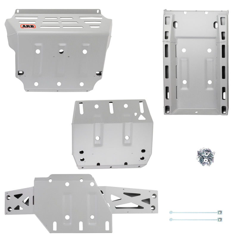 ARB Under Vehicle Protection for 2015+ Mitsubishi Triton MQ (auto) — steel underbody armour, image 2