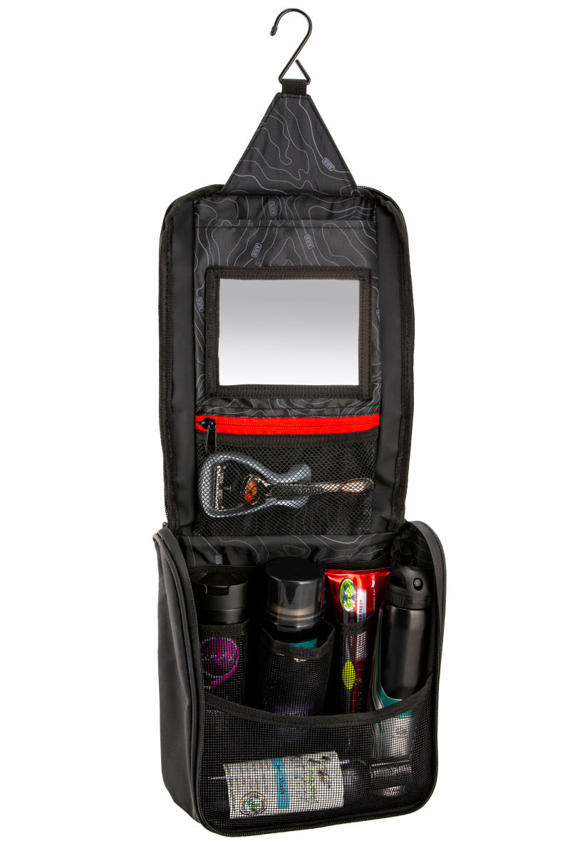 ARB Toiletries Bag red highlight trim close-up