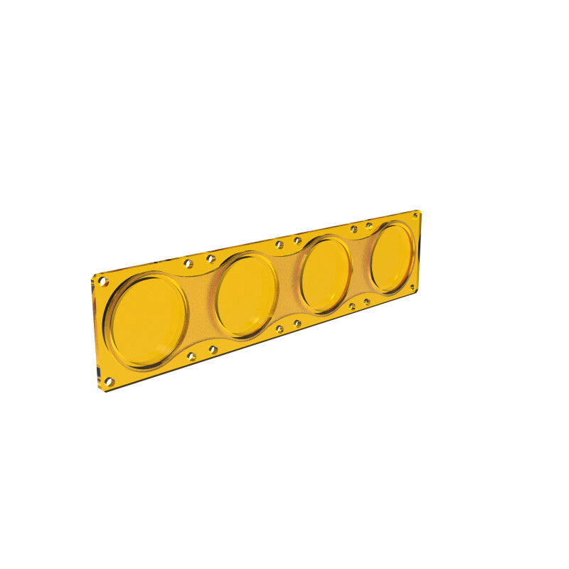 KC HiLiTES FLEX ERA Performance Yellow Spot Beam Lens for LED Light Bars, connection detail