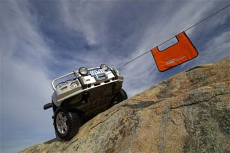 ARB Grand Cherokee WJ/WK bull bar — wing and fog provision detail