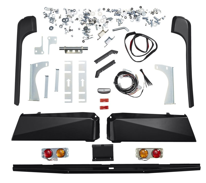 ARB Land Cruiser 100 Series rear bar — side profile and departure angle