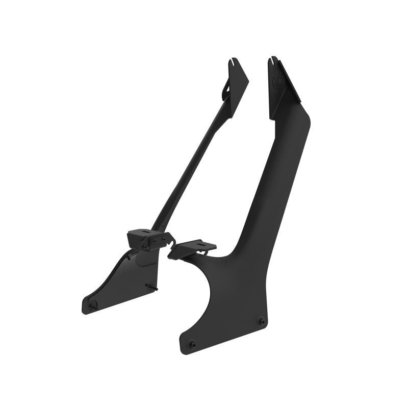 KC HiLiTES Overhead Mount Bracket Set for 50 in. Light Bar - Jeep Wrangler 392 / Gladiator Mojave 2021-2023 (Pair), shown with included parts
