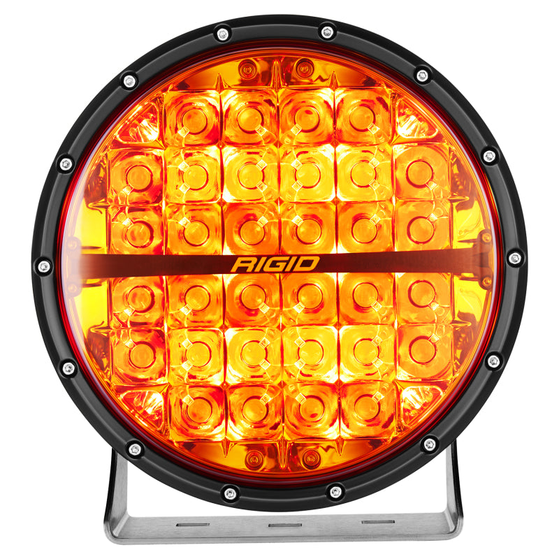 Rigid 360-Series 9in spot LED showing forward-projecting optics and black circuit board
