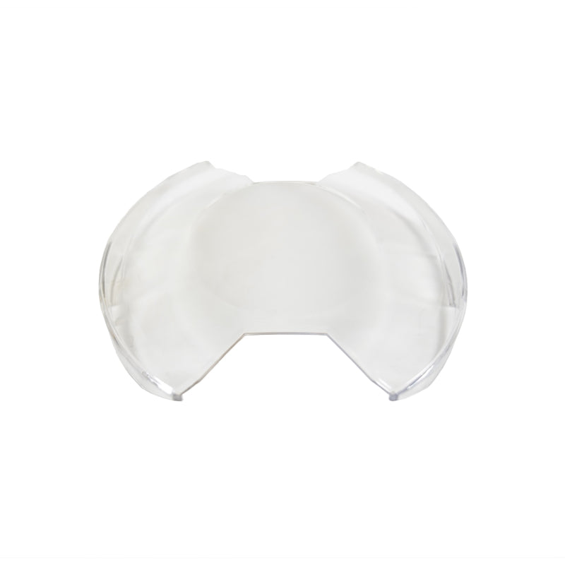 KC HiLiTES 6in. Light Shield for SlimLite LED - Clear, connection detail