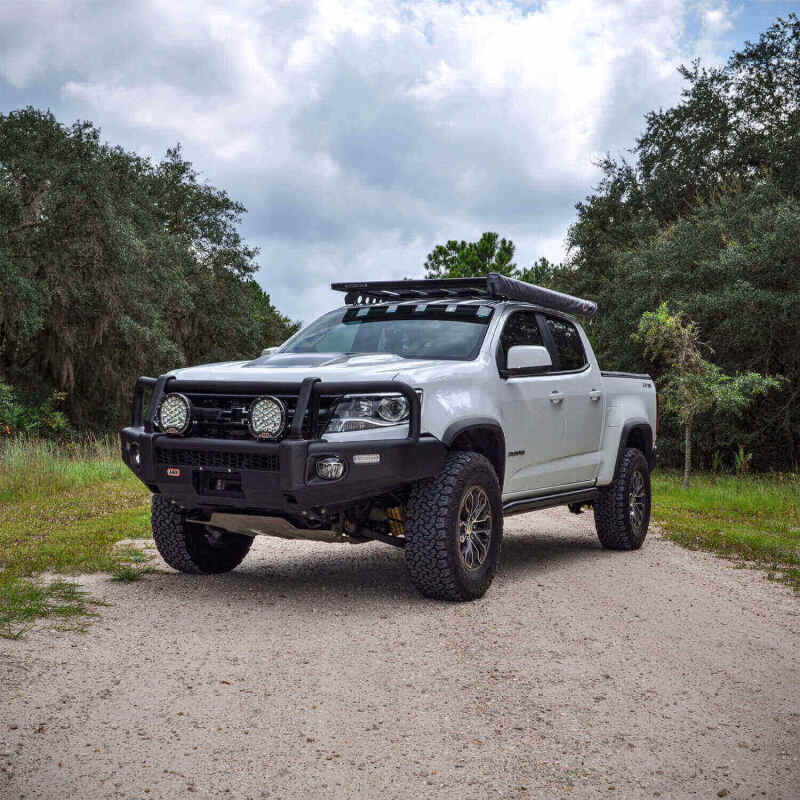 ARB Colorado ZR2 Summit winch bumper — straight-on front view