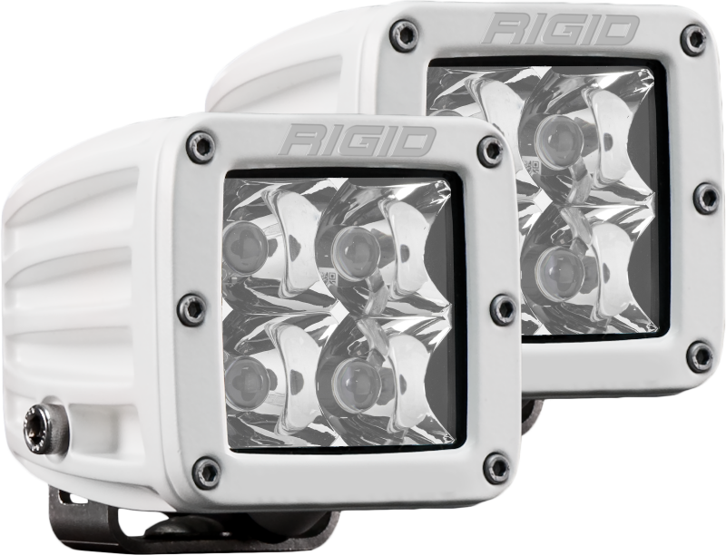 RIGID Marine Dually spot LED pod, beam pattern — view 9