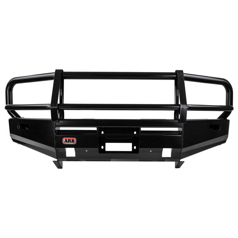 ARB Ford Super Duty bull bar front-on view showing winch aperture