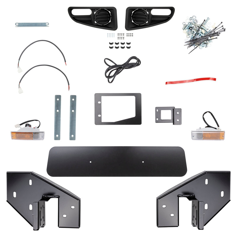 ARB Deluxe bull bar Nissan Titan Armada winch aperture detail