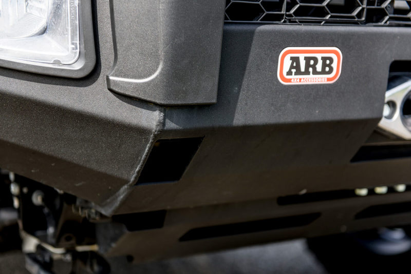 ARB Summit Combination Bull Bar Kit — indicator and fog light aperture detail
