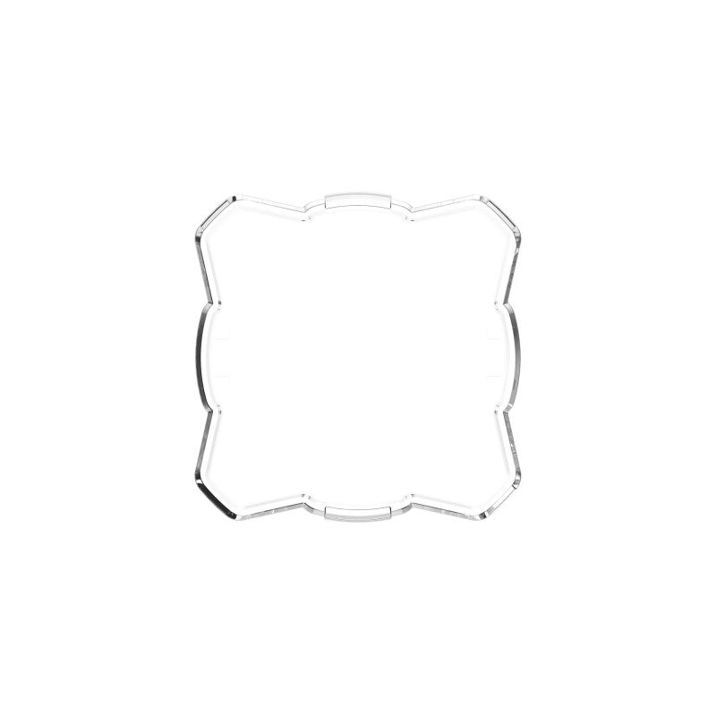 KC HiLiTES FLEX ERA 1 Light Shield (Clear, Single), connection detail