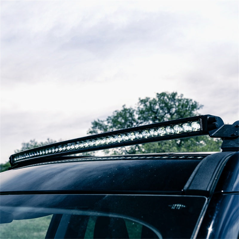 Rigid roof mount brackets that hold a 40-inch SR-Series LED light bar on a Bronco Sport