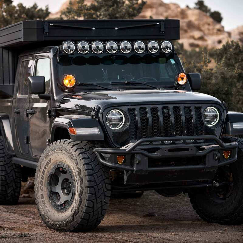 KC HiLiTES Gravity Titan LED 6in Single Light - Wide-40 Beam
