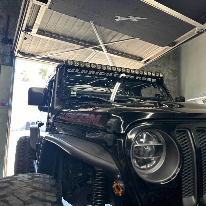KC HiLiTES FLEX ERA LED 50in. Light Bar Master Kit, mounted view