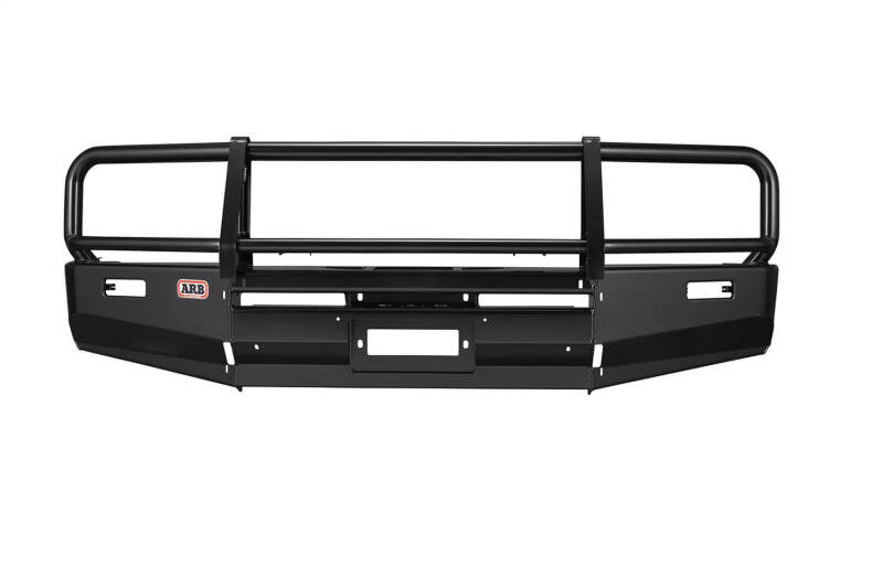 ARB Deluxe winch bumper for 1998-2001 Toyota Land Cruiser 100 Series — front three-quarter view