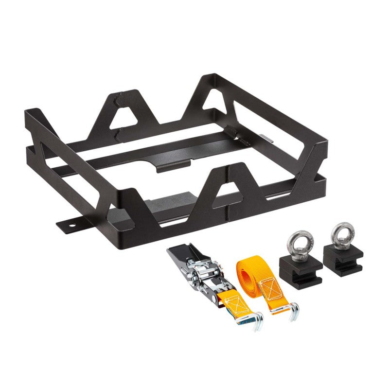 ARB double vertical jerry can mount holding two jerry cans upright