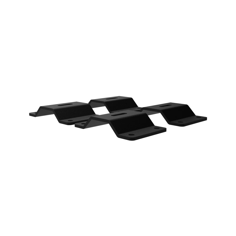 KC HiLiTES Platform One Rooftop Tent Mounts (Rack Not Included), shown with included parts