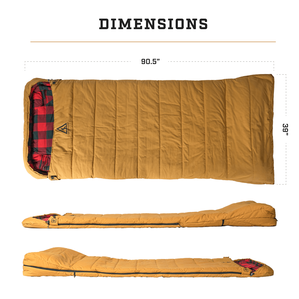 Canvas Cutter Bunker 0° Canvas Sleeping Bag