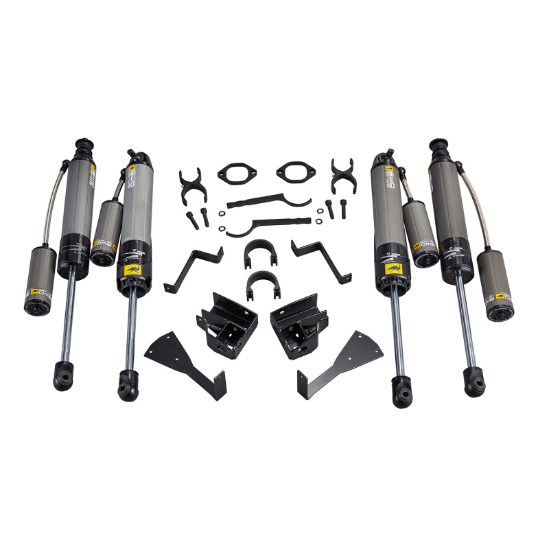 ARB Old Man Emu BP-51 shocks-only kit for lifted Jeep Wrangler JK, shock set layout
