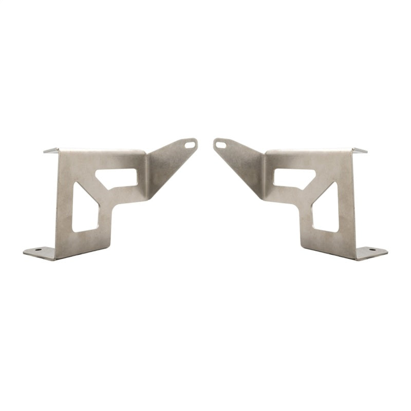 Stainless steel RIGID light bar brackets for the 2022+ Toyota Tundra bumper