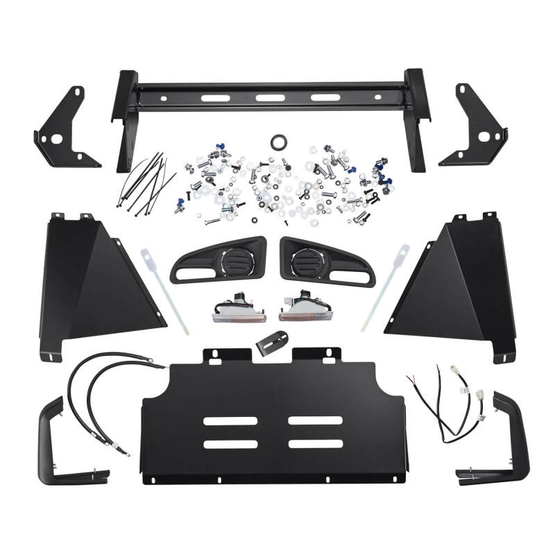 ARB Deluxe combination bumper for 2003-2005 Toyota 4Runner — winch mount and wing detail