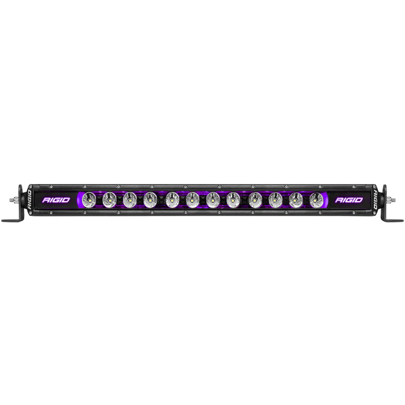 Rigid Radiance Plus SR-Series light bar illuminated with white backlight
