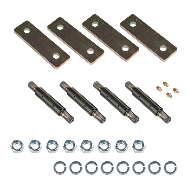 ARB Old Man Emu Rear Greasable Shackle Kit OMEGS24 — zinc-plated side plate detail